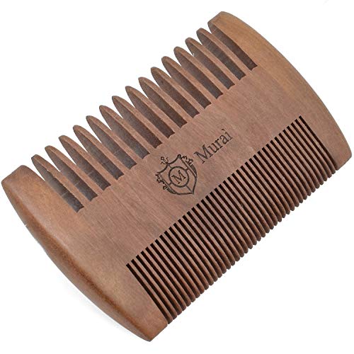 Murai Beard Kit for Men Gift Set Mens Beard Grooming Kit - Military Paddle Hair Brush, Large Handle Beard Brush, Pocket Sized Oval Beard Brush, Wood Beard Comb, and Hairbrush Cleaner - Image 7