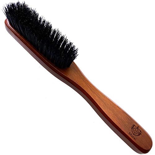 Murai Beard Kit for Men Gift Set Mens Beard Grooming Kit - Military Paddle Hair Brush, Large Handle Beard Brush, Pocket Sized Oval Beard Brush, Wood Beard Comb, and Hairbrush Cleaner - Image 5