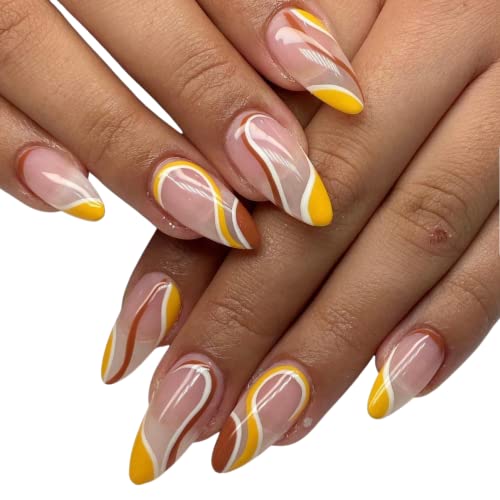 NABulous Soft Gel Almond Shaped Gel Nail Tips Medium Length - Durable Full Cover Nail Tips - Made From Real Soft Gel, 10 Sizes, 500 Pieces - Easy To Remove (Almond Medium)