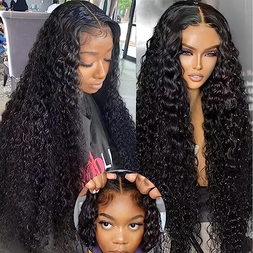 Nadula 24 Inch Water Wave Glueless Lace Front Wig Pre Plucked Hair