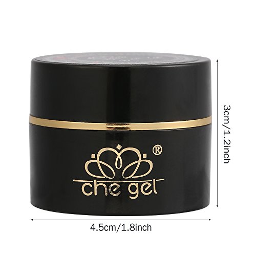 Nail Art Glue,Rhinestone Glue Gel Nail Art Nail Glue Gel Adhesive Resin Gem Jewelry Diamond Gel Nail Polish Clear Decoration Shine Finish and Long Lasting Soak Off LED Gel Base Top Coat Glossy - Image 6