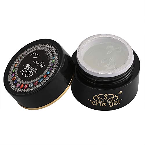 Nail Art Glue,Rhinestone Glue Gel Nail Art Nail Glue Gel Adhesive Resin Gem Jewelry Diamond Gel Nail Polish Clear Decoration Shine Finish and Long Lasting Soak Off LED Gel Base Top Coat Glossy - Image 9