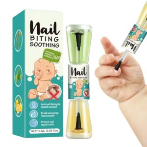 Nail Biting Deterrents, Bitter Nail Polish, Nail Biting Solution, Bitter-Tasting Nail Treatments Anti-Nail Biting Liquid Bitter Nail Coating Stop Nail Biting Spray Suitable for Baby Newbowrn