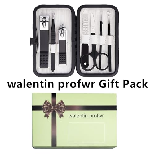 Durable Men's Nail Clipper Set with Travel Case for Personal Grooming Manicure Tool Kit - Image 2