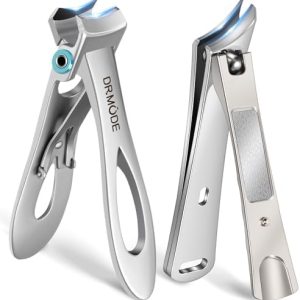 Nail Clippers for Men Thick Ingrown Nails, Heavy Duty Large Toe Nail Clippers for Thick Nails for Seniors with Wide Opening, Ultra Sharp Ingrown Toenail Clippers with Upgraded Slanted Curved Blade