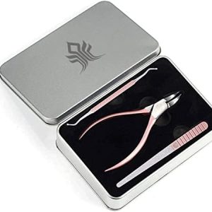 Nail Clippers Set Ma Pedicure Set, Nail Clippers Set, Medical Grade Stainless Steel Grooming Kit with Travel Case Gift Box Sharp Toenail and Fingernail Clippers