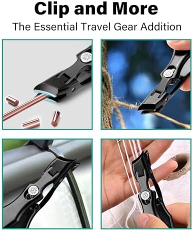 Nail Clippers with File - Extra Wide Jaw Opening and Heavy Duty Large Long Handle Nail Cutter for Thick Nails - No Splash Fingernail Toenail - for Men Women Adult Seniors (Silver - Image 7