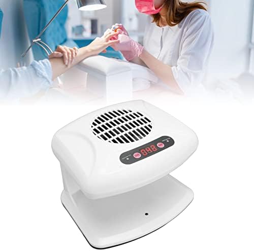 Nail Dryer, for Regular Polish, Nail Fan Dryer Single Hand Nail Air Dryer White Nail Drying Fan Warm Cool Wind Automatic Sensor Nail Fan Blow Dryer for Home Salon Nail Art Manicure - Image 6
