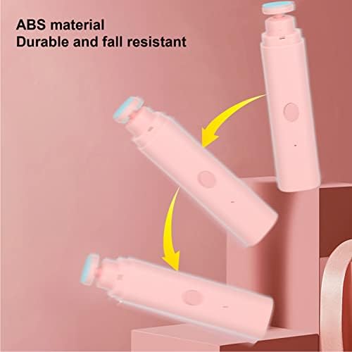 Nail Grinder Electric Nail File Set, Professional Manicure Pedicure Grinder, Manicure Pedicure Polishing Shape Tools Design for Home Salon Use for Women Men Baby Pets(Pink) - Image 3