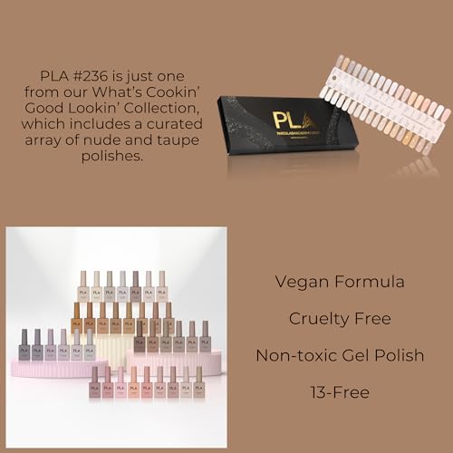 Nail Lacquer Polish - Bigger Fish to Fry - 236 Light Brown Shade Lacquer Polish - Image 4