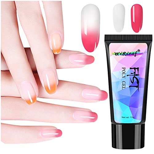 Nail Polish Change Color Salon Home Nail Art Manicure Chip-Resistant Long-lasting Quick Dry Glossy Shine Top Coat Nail Polish Trendy Solid Color Nail Kit Clearance Items