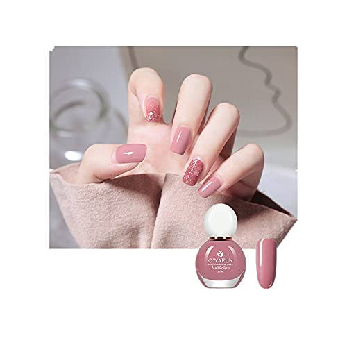 Nail Polish - Eco-Friendly Easy Peel Off & Long Lasting & Fast Dry Water Based Nail Polish 12ml - Gift for Women