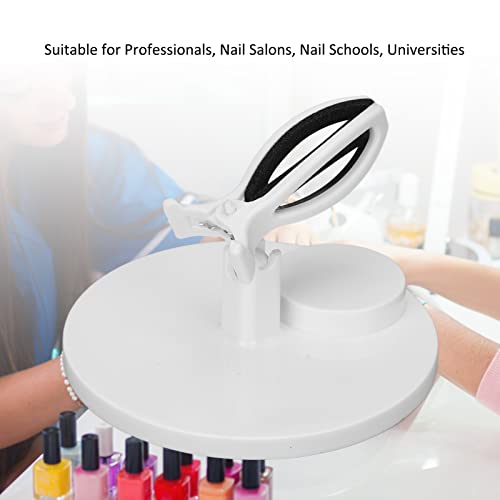 Nail Polish Fixing Clip, Sturdy Auxiliary Nail Polish Bottle Holder Nail Polish Ring Holder for Nail Salons for Manicure Store(White) - Image 6