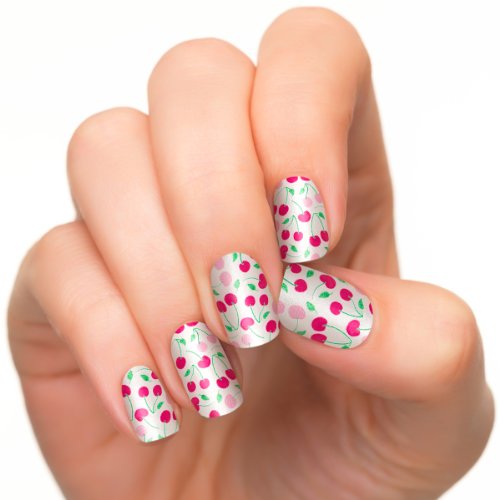 Nail Polish Strips, Cherries Nail Art, Cherry Jubilee