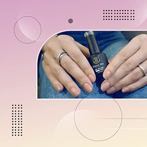Nail Polish. 1 pcs 15ml Gel, UV/LED Lamp, Quick Dry, Organic vernis. Mate and Glossy All seasons, ecofriendly, Effective result Acid-free, DIY (Salmon Nude) - Image 3