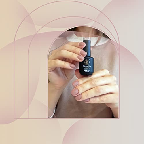 Nail Polish. 1 pcs 15ml Gel, UV/LED Lamp, Quick Dry, Organic vernis. Mate and Glossy All seasons, ecofriendly, Effective result Acid-free, DIY (Salmon Nude) - Image 4