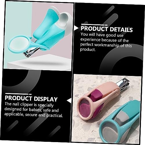 Nail Scissor 1pc Baby Nail Clippers Fingernail Corta Nail Clippers for Kids Nail Clippers for Baby Nail Clipper for Kids Nail Clippers Old Magnifier Child Anti-Jamming Abs - Image 3