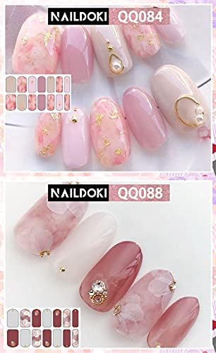 12 Sheets Women's Girls Self-Adhesive Gel Nail Art Decals Stickers for Manicures - Image 4