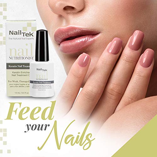 Nail Tek Nail Nutritionist Keratin Enriched Treatment Oil for Weak Nails 0.5 oz - Image 2