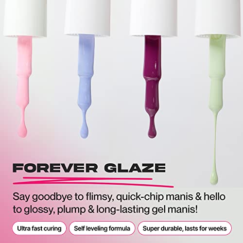 Nailboo PREMIER Forever Glaze Gel Nail Polish, (Soft Pink Nude) Big Blush LED Nail Lamp Gel Polish, Self-Leveling DIY Nails, Salon Quality Nail Color, Glossy Long-Wear, 0.3 oz. - Image 4
