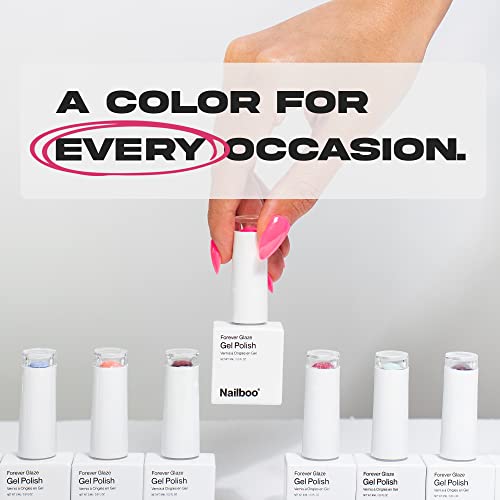 Nailboo PREMIER Forever Glaze Gel Nail Polish, (Soft Pink Nude) Big Blush LED Nail Lamp Gel Polish, Self-Leveling DIY Nails, Salon Quality Nail Color, Glossy Long-Wear, 0.3 oz. - Image 5