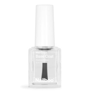 Nailboo PREMIER Max Gloss Nail Polish Base Coat, Clear, DIY Nails Salon Quality, Glossy Non-Gel Nail Polish, 0.5 oz.