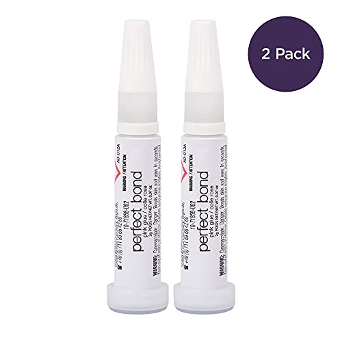 Nailene Perfect Bond Glue 0.07 Oz Tubes - 2 Pack - Durable, Easy to Apply False Nail Glue – Repairs Natural Nails – Quick-Drying Nail Adhesive Lasts Up to 7 Days – Nail Care Essential, Clear - Image 4