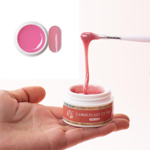 Naked color Clear Builder Gel, 0.5oz Nail Strengthener in a Bottle, Nail Extension Hard Gel, Soak Off Long Lasting UV Gel 1 PCS (Off white)