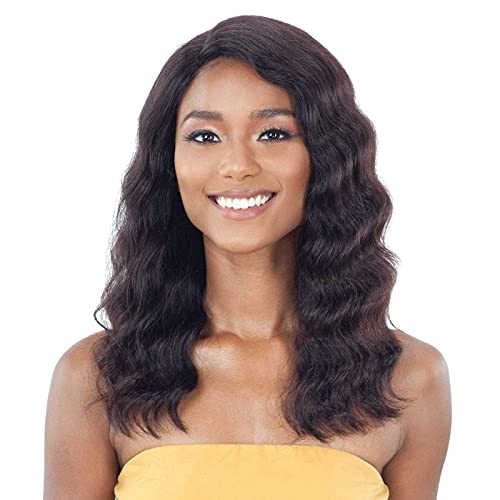Naked Unprocessed Brazilian Human Hair Lace Front Wig - LENNIE (Natural)