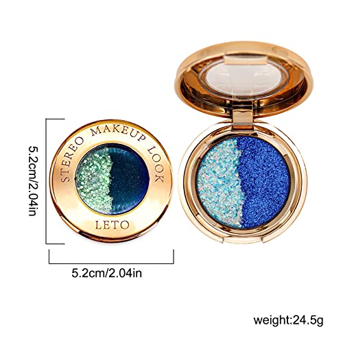 Name Brand Neutral Shades Sequin Eyeshadow Compact Easy Apply Portable Discs - Image 6