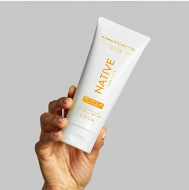 Native Hair Strengthening Mask 6 fl oz for Nourishing Revitalizing Hair Care - Image 3