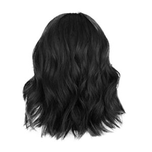 Short Bob Natural Black Brazilian Curly Lace Front Wig 13x4 - 100% Human Hair