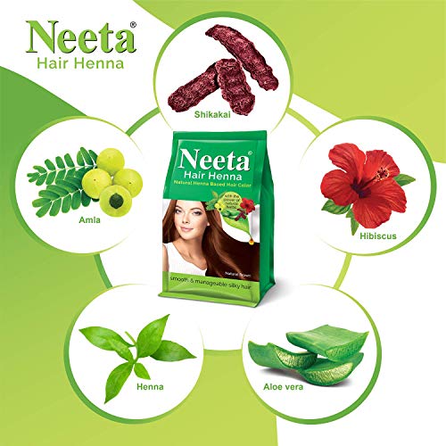 Natural Brown Henna Herbal Hair Dye Powder Ammonia Free 4.41 Oz Volume - Image 3