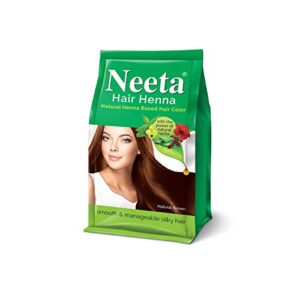 Natural Brown Henna Herbal Hair Dye Powder Ammonia Free 4.41 Oz Volume
