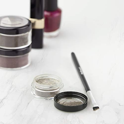 Natural Eyebrow Powder Eyebrow Kit – Mica Brow Powder Eyebrow Makeup Kit with Professional Angled Eyebrow Brush – 10 Natural Shades – No Parabens or Chemicals – Eyebrow Shaper Kit by NuBeauti - Image 6