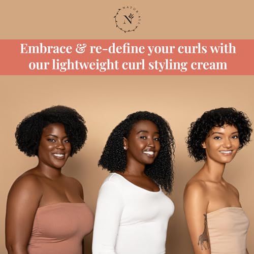 NaturAll Sea Moss & Chebe Curl Cream - Sulfate-Free 3 in 1 Curl Defining Cream Enhances Curl Shape, Hydrates Hair & Reduces Frizz – Curl Activator Cream to Define All Curl Types & Textures (8.5 Oz) - Image 6