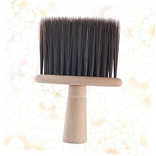 Neck Cleaning Duster Soft Hair Brush Hair Brush Cleaning Tool Hair Styling Brush Sepia Neck Duster Brush Broken Hair Cleaning Face Cleaning Tools - Image 9