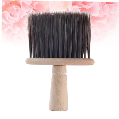 Neck Cleaning Duster Soft Hair Brush Hair Brush Cleaning Tool Hair Styling Brush Sepia Neck Duster Brush Broken Hair Cleaning Face Cleaning Tools - Image 4