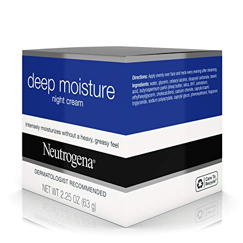 Neutrogena 2.25 oz Dry Skin Deep Moisture Hydrating Night Cream New - Image 9