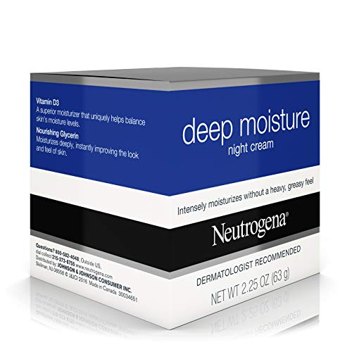 Neutrogena 2.25 oz Dry Skin Deep Moisture Hydrating Night Cream New - Image 4