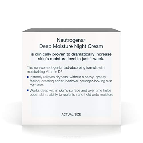 Neutrogena 2.25 oz Dry Skin Deep Moisture Hydrating Night Cream New - Image 3