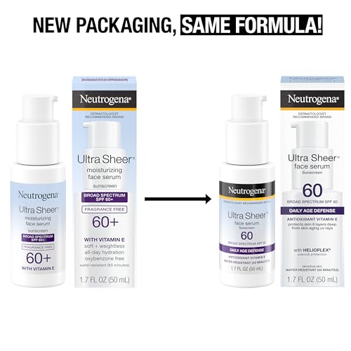 Neutrogena Ultra Sheer Face Serum SPF 60+ 1.7 oz for Superior Sun Protection - Image 2