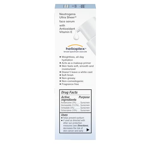 Neutrogena Ultra Sheer Face Serum SPF 60+ 1.7 oz for Superior Sun Protection - Image 8