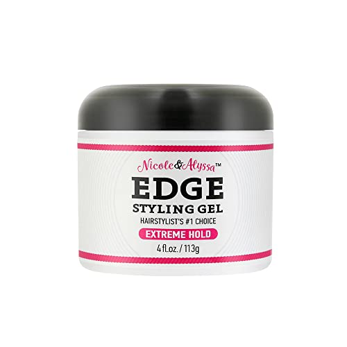 Nicole & Alyssa - Edge Styling Gel 4oz (Black Gel) - Image 3