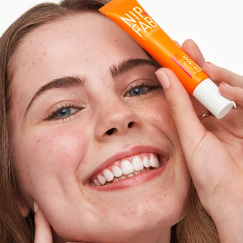 Nip+Fab Vitamin C Fix Eye Cream 10% 0.5 fl oz | with Peptides, Caffeine and Niacinamide for Smoother, Brighter Under Eye Skin | 3 Forms of Vitamin C - Image 4