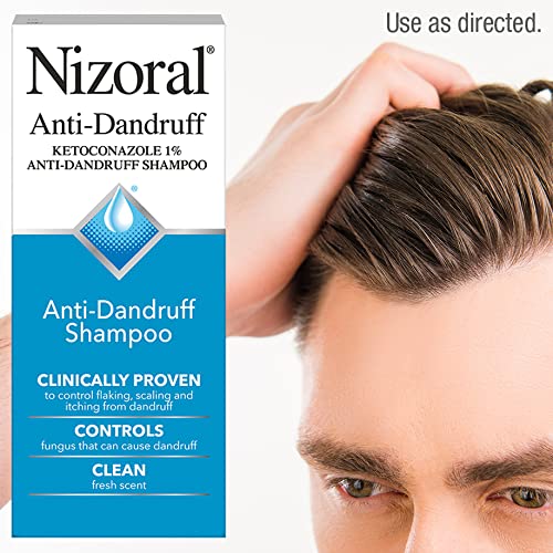 Nizoral Anti-Dandruff Shampoo with 1% Ketoconazole, Fresh Scent, 7 Fl Oz - Image 10