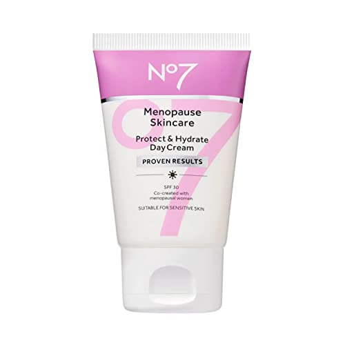 No7 Menopause Sensitive Skin Day Moisturizer SPF 30, 50ml, with Green Tea