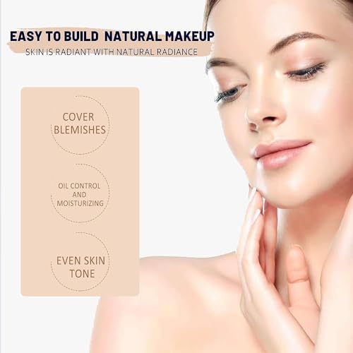 NOISSUE Perebella Cc Cream Skin Tone Adjusting CC Cream SPF 50, Cosmetics CC Cream, Colour Correcting Self Adjusting Soft Moisturizing Skin Tone Gel Invisible Pore Light Oil-Free (Natural-2pcs) - Image 7