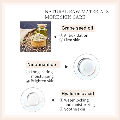 NOISSUE Perebella Cc Cream Skin Tone Adjusting CC Cream SPF 50, Cosmetics CC Cream, Colour Correcting Self Adjusting Soft Moisturizing Skin Tone Gel Invisible Pore Light Oil-Free (Natural-2pcs) - Image 6