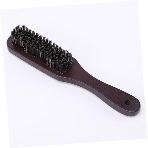 NOLITOY 1pc Broken Hair Cleaning Brush Stiff Bristles Hair Brush Horsehair Brush Hair Polish Brush Nail Cleaning Brush Hair Styling Brush Hairbrush Man Solid Wood Polishing Brush - Image 8